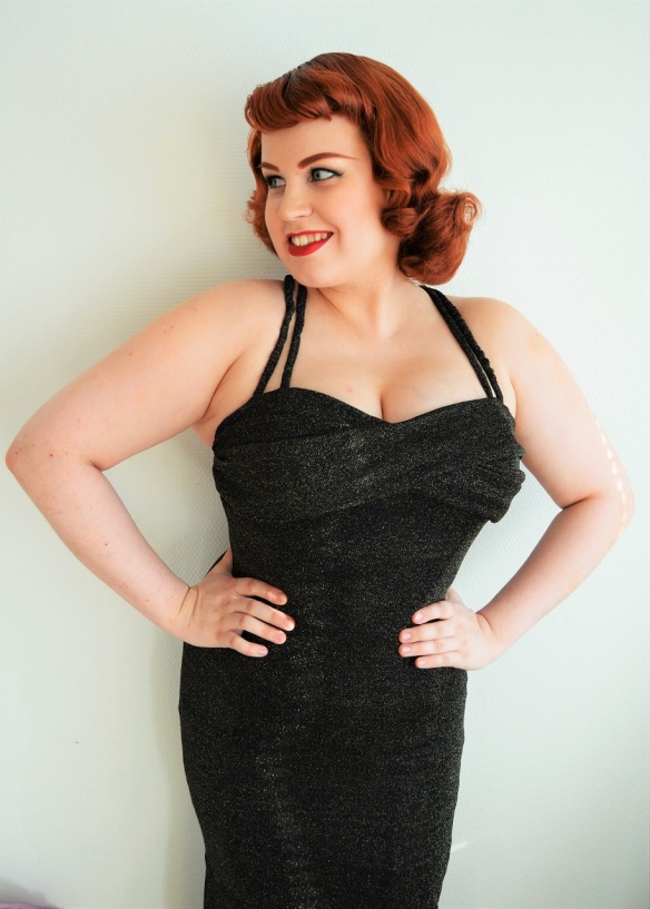 40- women vintage 50s pinup harlequin print high waist Deadly